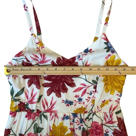 NEW Old Navy Floral Maxi Dress Spaghetti Straps Smocked w/Pockets - Picture 7 of 12